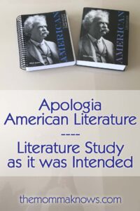 Apologia American Literature: Literature Study as it was Intended