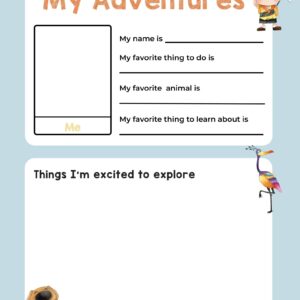 Wilderness Explorers Adventure Page