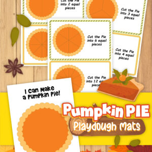 Pumpkin Pie Playdough Mat Printable Pack